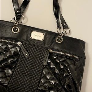 Black Nine West Tote Shoulder Bag